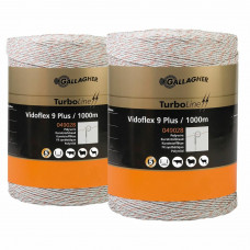 GALLAGHER DUOPACK VIDOFLEX 9 TURBOLINE WIT 2X1000M