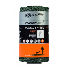 GALLAGHER VIDOFLEX 3 POWERLINE GROEN 100M GALLAGHER VIDOFLEX 3 POWERLINE GROEN 100M