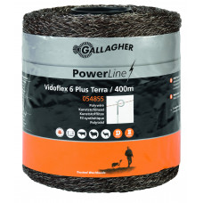 GALLAGHER VIDOFLEX 6 POWERLINE TERRA 400M GALLAGHER VIDOFLEX 6 POWERLINE TERRA 400M