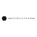 INBUSSET 1,5-10MM, GEKLEURD DIN 911, ISO 2936,SNCM-V STAAL, TUV M+T