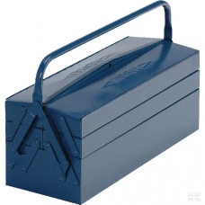 GEREEDSCHAPSKIST 630X200X200MM, METAAL, BLAUW, 5 VAKKEN, WESMA