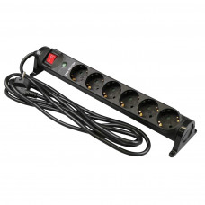 TAFELCONTACTDOOS 6V DRAAIBAAR 5 METER 3X1,5MM ZWART MONTEERBAAR TAFELCONTACTDOOS 6V DRAAIBAAR 5 METER 3X1,5MM ZWART MONTEERBAAR