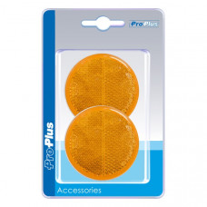 REFLECTOR ORANJE 60MM ZELFKLEVEND 2 STUKS IN BLISTER REFLECTOR ORANJE 60MM ZELFKLEVEND 2 STUKS IN BLISTER