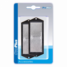 REFLECTOR 90X40MM WIT (2) BLISTER REFLECTOR 90X40MM WIT (2) BLISTER