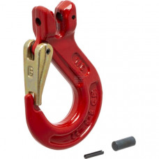 GAFFELHAAK MET VEILIGHEIDSCLIP 6MM