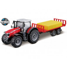 BBURAGO MASSEY FERGUSON 87405 TRACTOR + BALEN TRAILER BBURAGO MASSEY FERGUSON 87405 TRACTOR + BALEN TRAILER