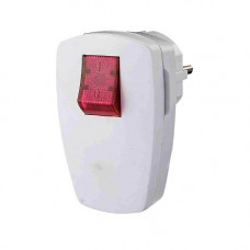 STEKKER HAAKS+SCHAKELAAR+LAMP RA WT STEKKER HAAKS+SCHAKELAAR+LAMP RA WT