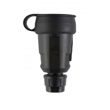 PVC CONTRASTEKKER + WARTEL IP44 ZWART