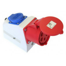 COMBINATIE WCD 32A 5-POLIG + WCD 230V