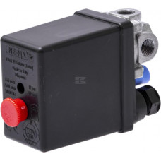 DRUKSCHAKELAAR, 1-POLIG, 4X 1/4", 12 BAR, 2.2KW, 250V, FINI DRUKSCHAKELAAR, 1-POLIG, 4X 1/4", 12 BAR, 2.2KW, 250V, FINI