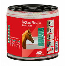 AKO TOPLINE PLUS SCHRIKLINT WIT/ROOD 2CM-400M