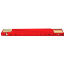 HOUTEN VOUWMETER ORANJE/GEEL BOX