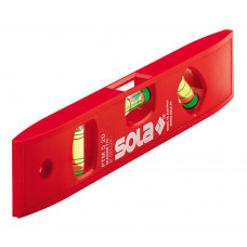 KUNSTSTOF WATERPAS PTM5/20 20CM 3 LIBELLEN HOBBY ROOD MAGNETISCH