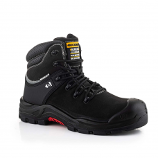 BUCKBOOTZ NUBUCKZ HOOG ZWART METAALVRIJ S3S/SC/HRO/FO/LG MT 40 BUCKBOOTZ NUBUCKZ HOOG ZWART METAALVRIJ S3S/SC/HRO/FO/LG MT 40