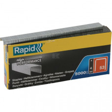 NIETEN, TYPE 53, 4MM, 11.3MM, GEGALVANISEERD, STAAL, 5000 STUKS, RAPID NIETEN, TYPE 53, 4MM, 11.3MM, GEGALVANISEERD, STAAL, 5000 STUKS, RAPID