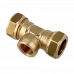 KNELKOPPELING T-STUK, MESSING, 22MM X 3/4" BINNENDRAAD X 22MM, BONFIX KNELKOPPELING T-STUK, MESSING, 22MM X 3/4" BINNENDRAAD X 22MM, BONFIX