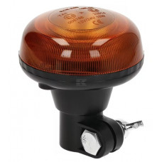 ZWAAILICHT LED, LAAG PROFIEL, 15W, 12-24V, ORANJE, DIN STANGBEVESTIGING, Ø 86X97 MM ZWAAILICHT LED, LAAG PROFIEL, 15W, 12-24V, ORANJE, DIN STANGBEVESTIGING, Ø 86X97 MM