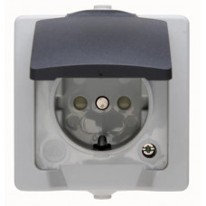 NAUTIC WCD IP44 1V RA GRIJS NAUTIC WCD IP44 1V RA GRIJS