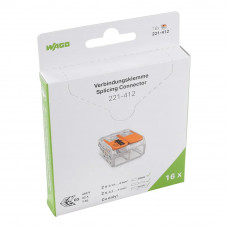 WAGO 2V VERBINDINGSKLEM T/M 4MM² 16 STUKS IN BLISTER WAGO 2V VERBINDINGSKLEM T/M 4MM² 16 STUKS IN BLISTER