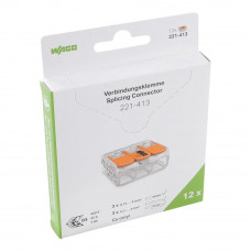 WAGO 3V VERBINDINGSKLEM T/M 4MM² 12 STUKS IN BLISTER WAGO 3V VERBINDINGSKLEM T/M 4MM² 12 STUKS IN BLISTER