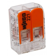 WAGO STEEK LASKLEM, 2P, INHOUD: 5 STUKS WAGO STEEK LASKLEM, 2P, INHOUD: 5 STUKS