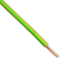 VD DRAAD 1.5MM² GEEL/GROEN PER METER