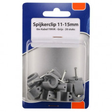 SPIJKERCLIP 11-15MM 20ST
