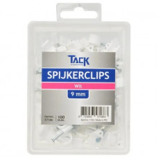 SPIJKERCLIP WIT 9MM 100 ST PER DOOSJE