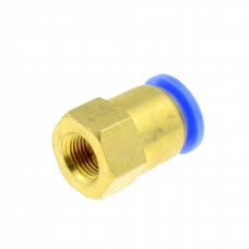 PUSH-IN RECHTE KOPPELING 6MM X 1/4 BI PUSH-IN RECHTE KOPPELING 6MM X 1/4 BI