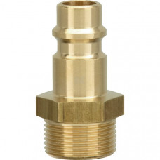 INSTEEKNIPPEL, EURO, DN7.2, BSP 1/2" BUITENDRAAD, MESSING, LUDECKE INSTEEKNIPPEL, EURO, DN7.2, BSP 1/2" BUITENDRAAD, MESSING, LUDECKE