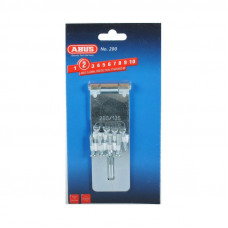 ABUS OVERVAL 200-SERIE ENKEL OP BLISTER 200/135 ABUS OVERVAL 200-SERIE ENKEL OP BLISTER 200/135