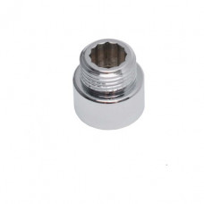 SANIVESK KRAANVERLENGSTUK,VERCHR.,BI.DR. X BU.DR.,½" X 15 MM SANIVESK KRAANVERLENGSTUK,VERCHR.,BI.DR. X BU.DR.,½" X 15 MM