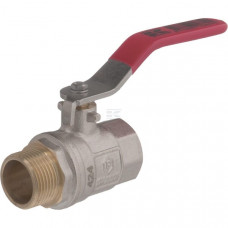 KOGELKRAAN BSP BI/BUI 3/4" + RVS HANDGREEP KOGELKRAAN BSP BI/BUI 3/4" + RVS HANDGREEP