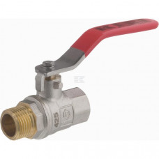 KOGELKRAAN BSP BI/BUI 1/2" + RVS HANDGREEP KOGELKRAAN BSP BI/BUI 1/2" + RVS HANDGREEP