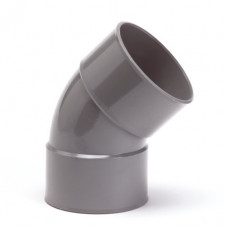 NICOLL BOCHT 45°, PVC, 2X INWENDIG LIJM, GRIJS, KOMO, 40 MM NICOLL BOCHT 45°, PVC, 2X INWENDIG LIJM, GRIJS, KOMO, 40 MM