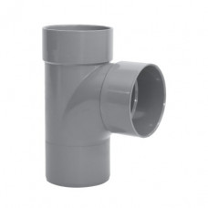 T-STUK 90°, PVC, 2X INW LIJM/1X UITW LIJM, GR, KOMO, 50 MM T-STUK 90°, PVC, 2X INW LIJM/1X UITW LIJM, GR, KOMO, 50 MM