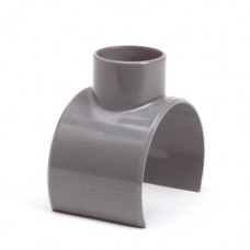 NICOLL KLEMZADEL, PVC, GRIJS, 110 X 40 MM NICOLL KLEMZADEL, PVC, GRIJS, 110 X 40 MM