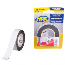 HPX DUBBELZIJDIGE PE BEVESTIGINGSTAPE - ZWART 19MM X 2M