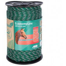AKO KOORD ECONOMYLINE, 200M, 6MM GROEN/GRIJS, 6X0.2MM, RECY. AKO KOORD ECONOMYLINE, 200M, 6MM GROEN/GRIJS, 6X0.2MM, RECY.