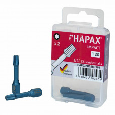 HAPAX IMPACT BIT 1/4" C6.3 TX T15X25 HAPAX IMPACT BIT 1/4" C6.3 TX T15X25