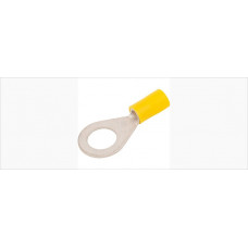 RINGCONNECTOR, GEEL, 4-6MM² Ø10MM (50X) RINGCONNECTOR, GEEL, 4-6MM² Ø10MM (50X)