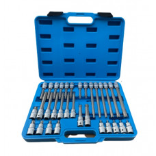 STAHLKAISER TORX BIT SET 1/2 T20-T70 LANGE EN KORTE BITS 32-DELIG STAHLKAISER TORX BIT SET 1/2 T20-T70 LANGE EN KORTE BITS 32-DELIG