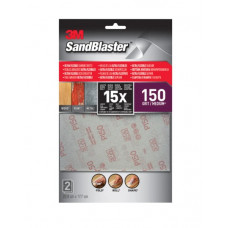 3M SANDBLASTER SCHUURVEL P150 2ST ! 3M SANDBLASTER SCHUURVEL P150 2ST !