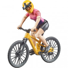 MOUNTAINBIKE MET FIETSER MOUNTAINBIKE MET FIETSER