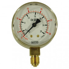 MANOMETER CO² 0-28/30 L VOOR REDUCEERVENTIEL ARGON MANOMETER CO² 0-28/30 L VOOR REDUCEERVENTIEL ARGON