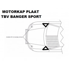 MOTORKAP PLAAT 500X500X3