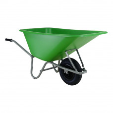 KRUIWAGEN FORZA 165L HDPE BAK GROEN, LUCHTBANDWIEL