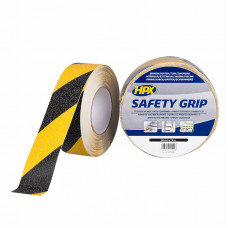 ANTI-SLIP TAPE, GEEL/ZWART 50MM X 18M