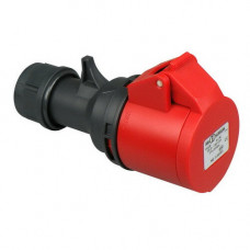 CEE CONTRASTEKKER 16A 4-POLIG ROOD CEE CONTRASTEKKER 16A 4-POLIG ROOD