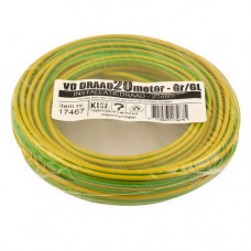 VD-DRAAD 2,5 MM² GEEL/GROEN - 20METER